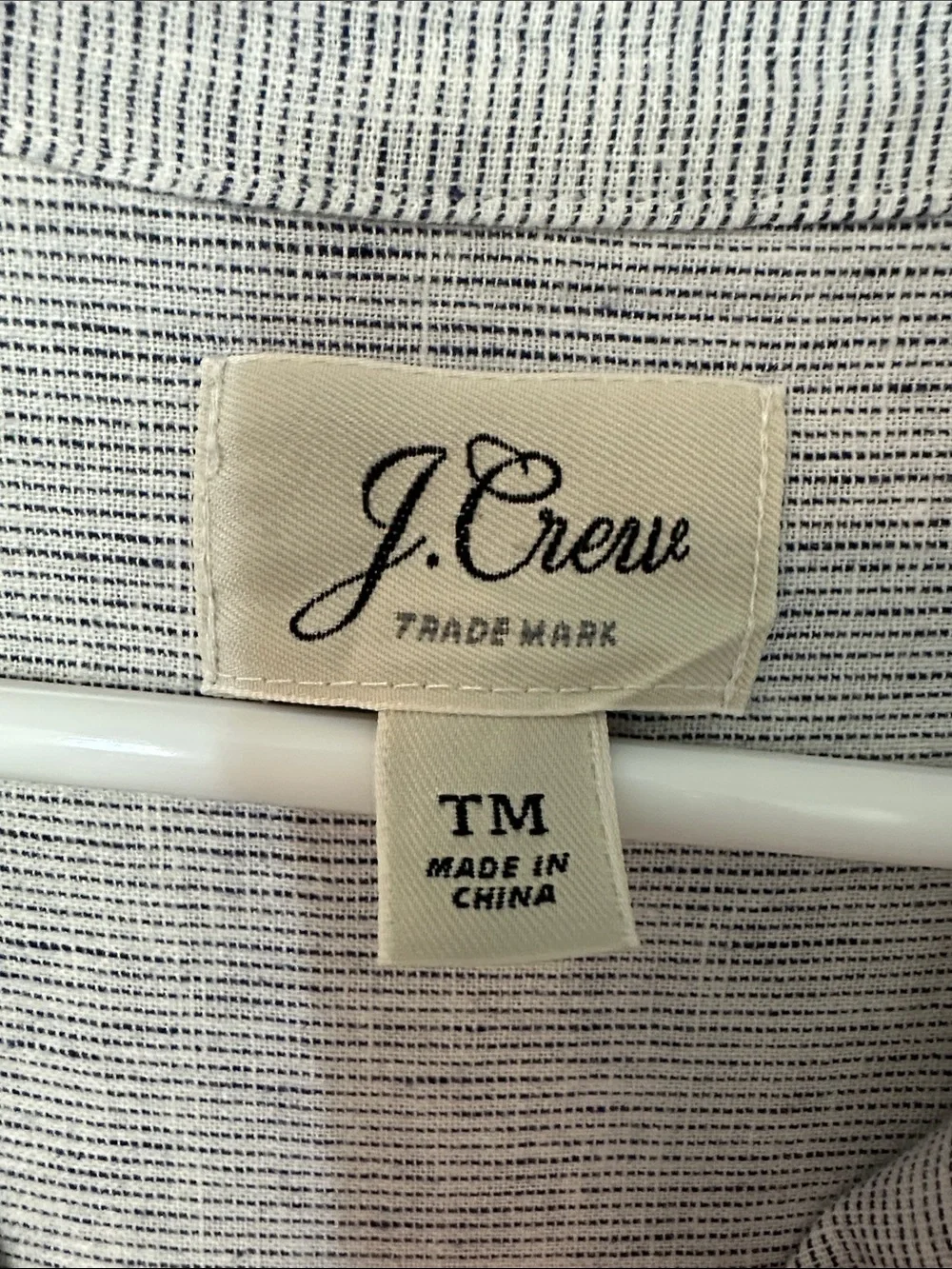 J.Crew Navy Stripe Peplum Long-Sleeve Tunic
